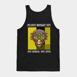 On Planet Monkey nft Collection Not Bored Apes Tank Top